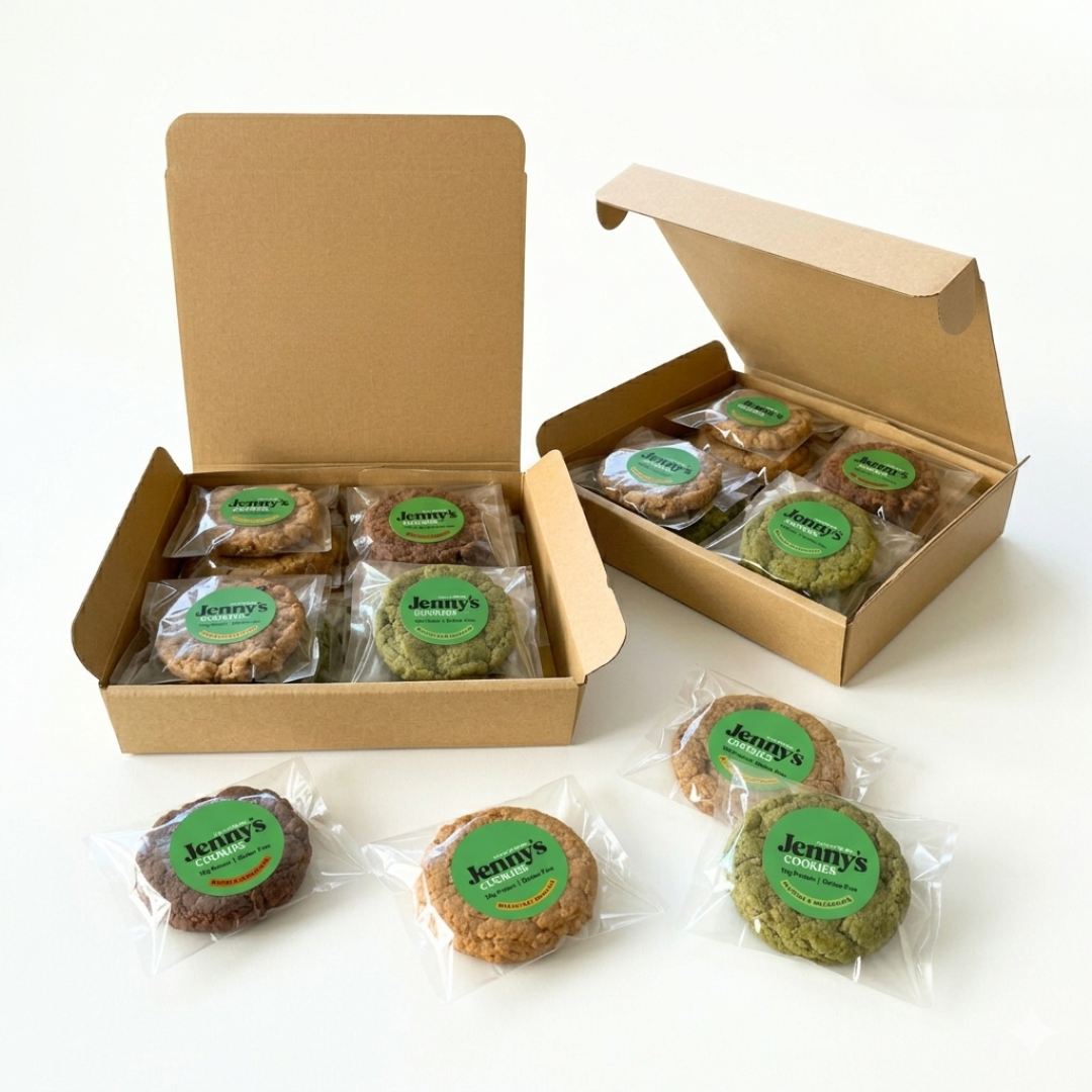 Jenny's Cookies プロテインクッキー まとめ買い24枚セット グルテンフリー 個包装