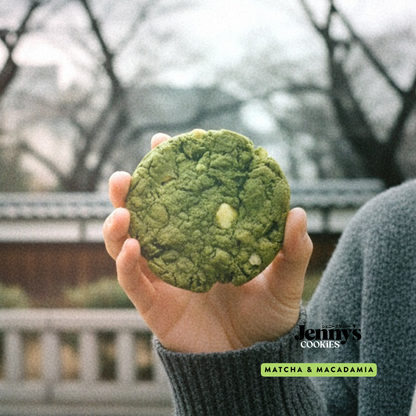 抹茶＆マカダミア プロテインクッキー 12枚セット｜グルテンフリー・全国送料無料 | Jenny's Cookies グルテンフリープロテインクッキー