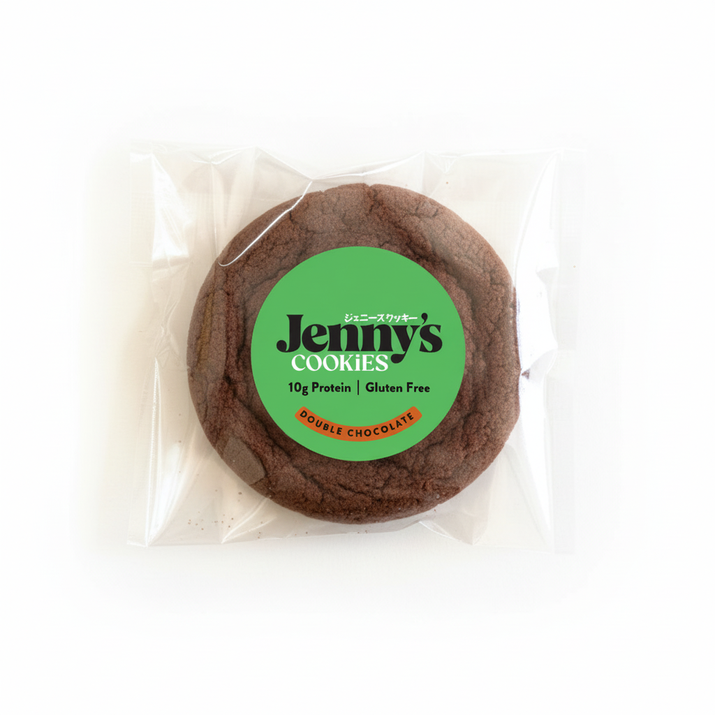Jenny's Cookies ダブルチョコレート 6枚セット グルテンフリー プロテインクッキー 個包装