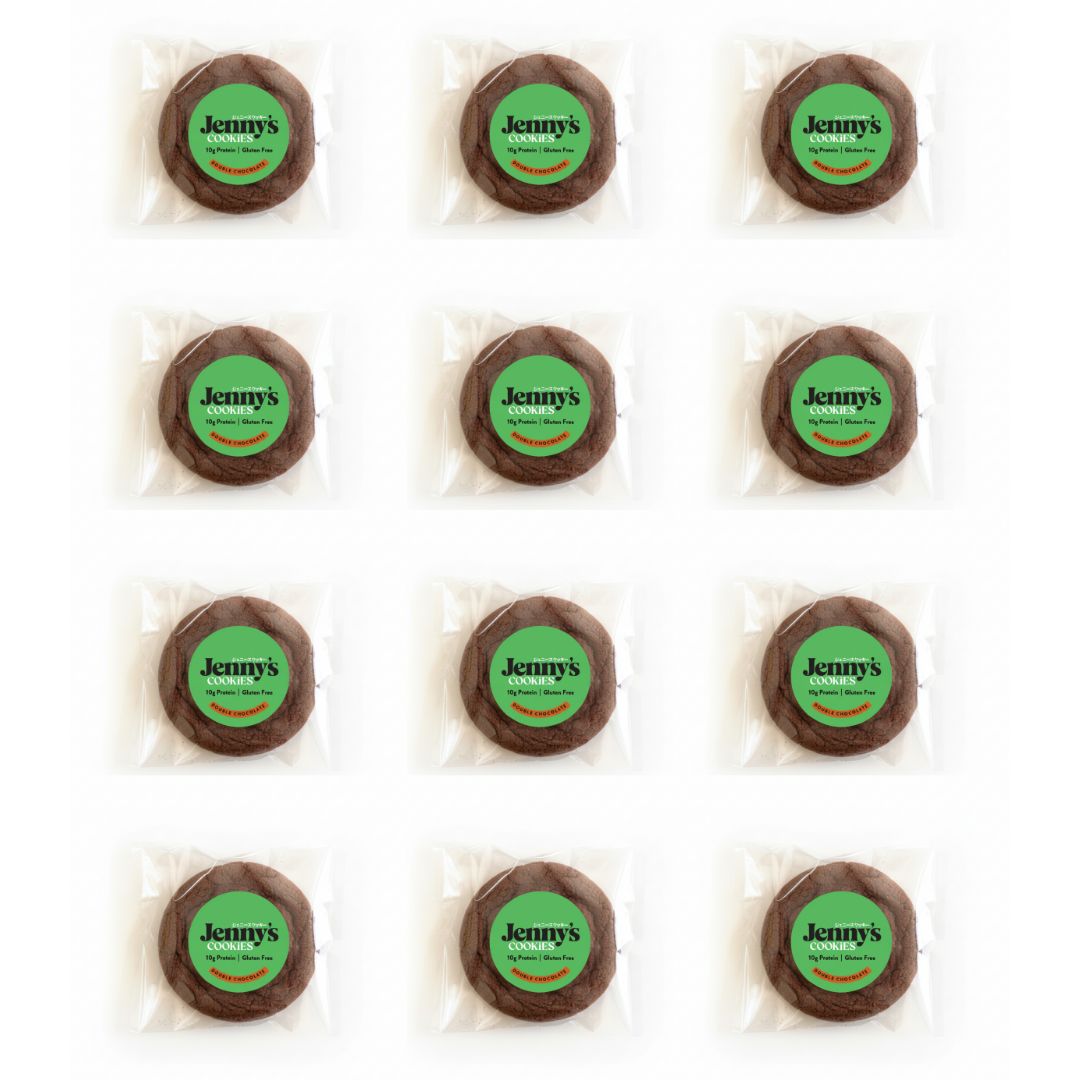 プロテインクッキー｜ダブルチョコレート（12枚入り）｜グルテンフリー