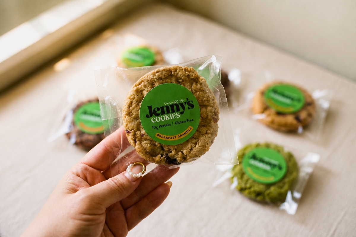 Jenny's Cookies | Gluten-Free Protein Cookies | Made in Japan